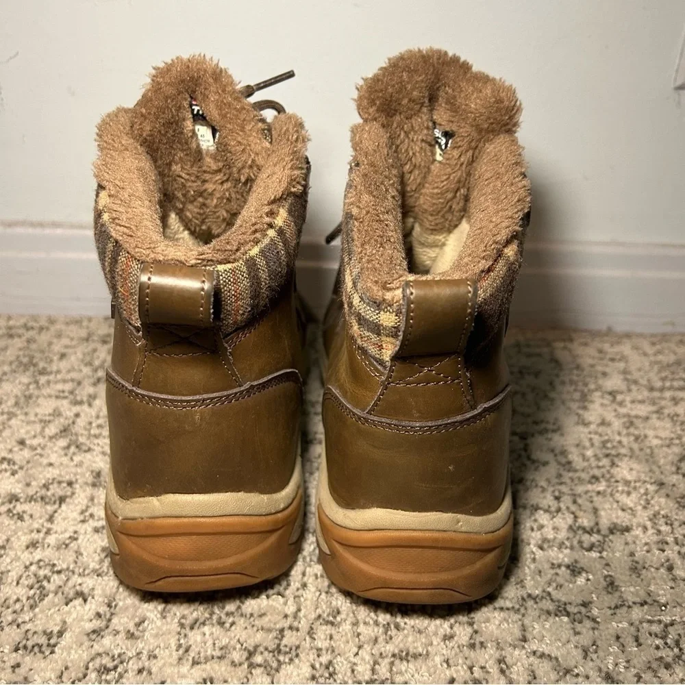 Kodiak Thinsulated Brown Rae Lace Up Ankle Snow Boots Size 9